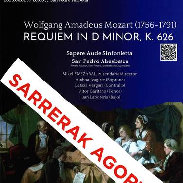 42. Zumaiako Musika Jaialdia: San Pedro Abesbatza eta Sapere Aude Sinfonietta