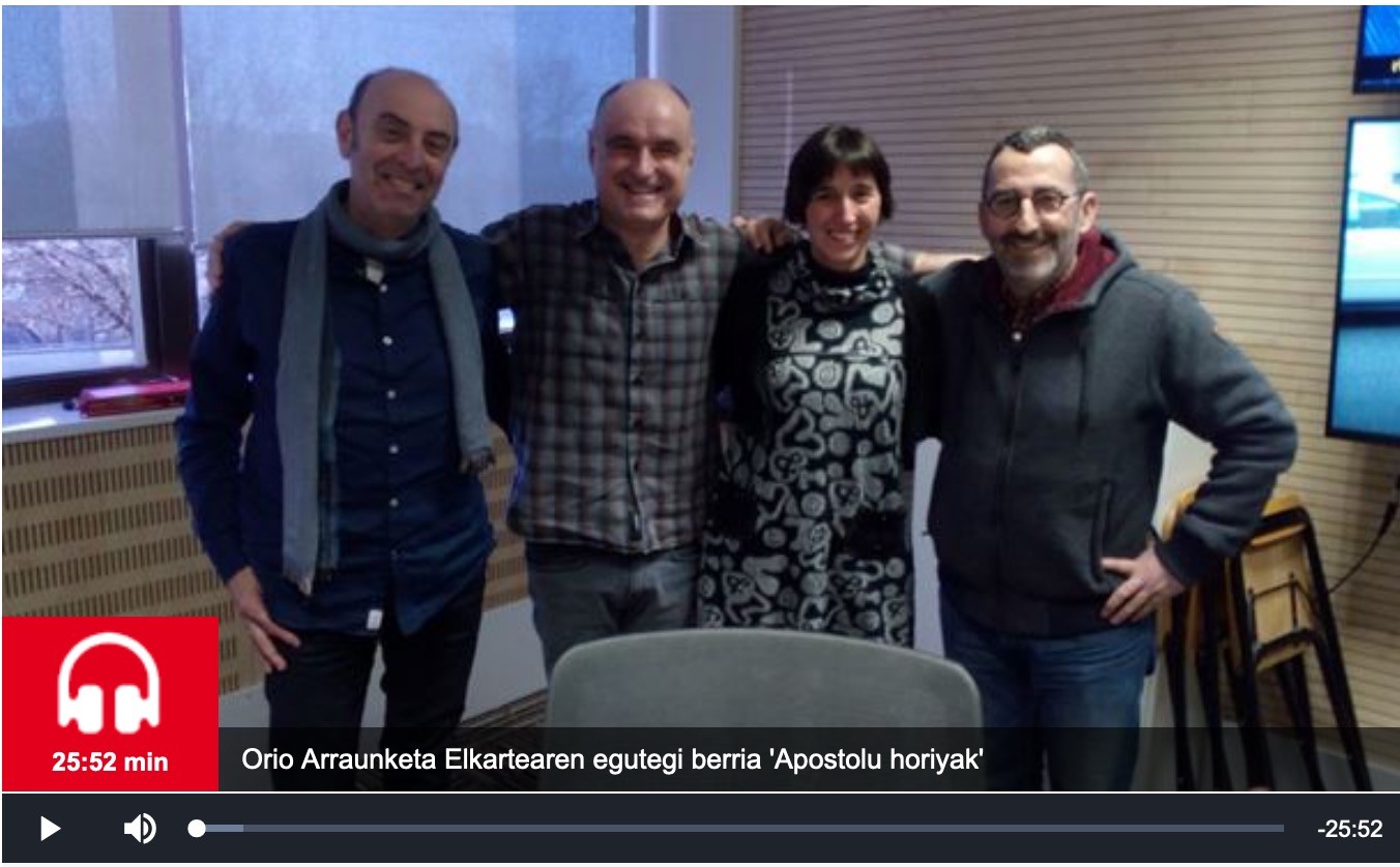 'Apostolu horiyak' proiektua aurkeztu dute Euskadi Irratian