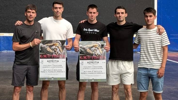 Aurkeztu dute saninazioetako esku pilota jaialdia