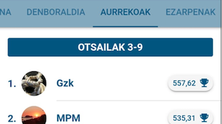 Gzk-k irabazi du Egunean Behin jokoko Zarauzko Hitzaren lehen gosaria