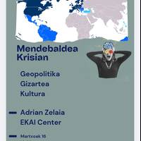 Hitzaldia: 'Mendebaldea krisian. Geopolitika, gizartea, kultura'