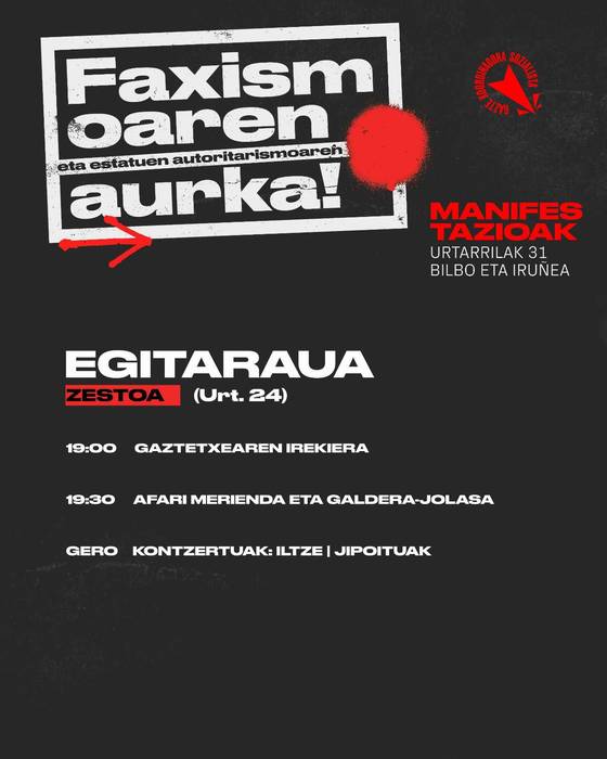 Afari merienda eta kontzertuak