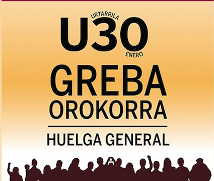 Greba orokorrerako deia egiteko, argazki jendetsua aterako dute bihar Zestoan