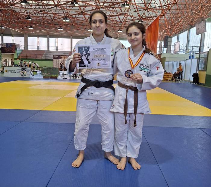 Itxaso Manzanas hirugarren eta Eva Manzanas bosgarren judoko Espainiako Absolutuen Superkopan
