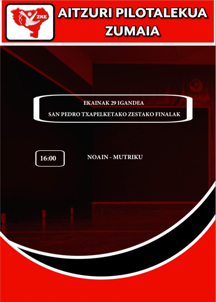 Aste honetako pilota partidak