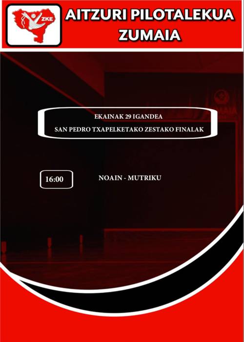 Aste honetako pilota partidak
