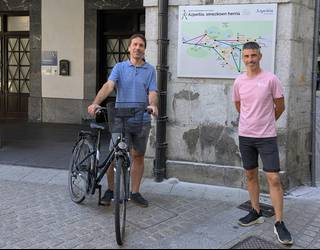 Metrominutu panelak eta bizikletari lotutako jarduerak prest ditu udalak Mugikortasunaren Asterako