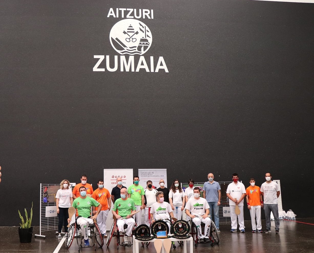 Aitzurik Gipuzkoako pala egokituko txapelketaren finalak hartuko ditu bihar