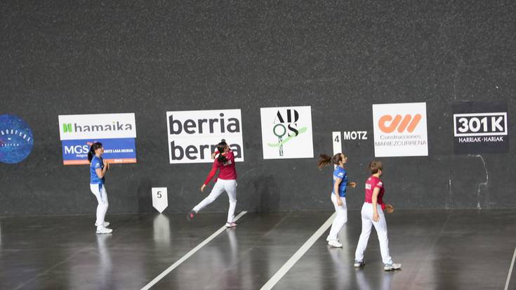 Zabaleta-Agirre eta Aranburu-Insausti, Ados pilota klubaren Binakako Txapelketa Nagusiko finalera