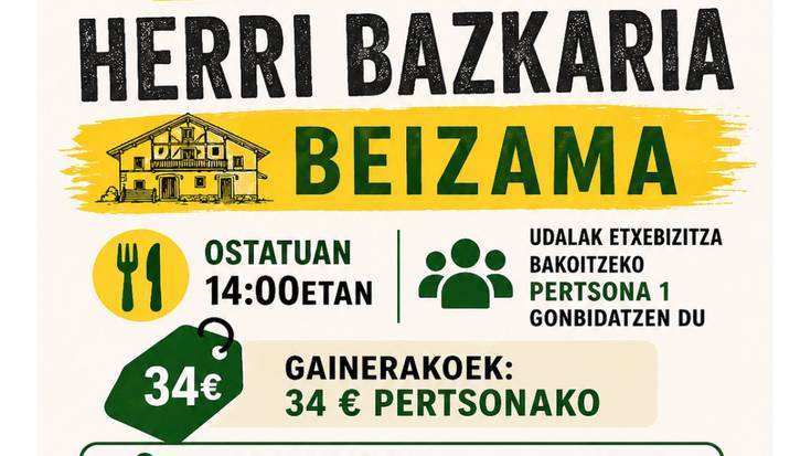 San Isidro eguneko herri bazkaria