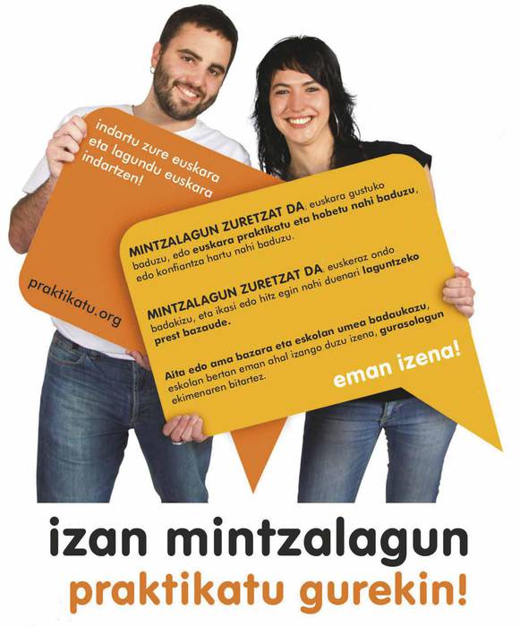 Mintzalagun ekimenean parte hartzeko jendea behar da