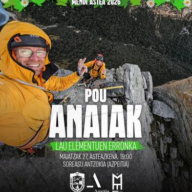 Mendi Astea: Pou anaiak, 'Lau elementuen erronka'