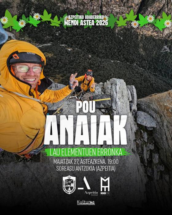 Mendi Astea: Pou anaiak, 'Lau elementuen erronka'