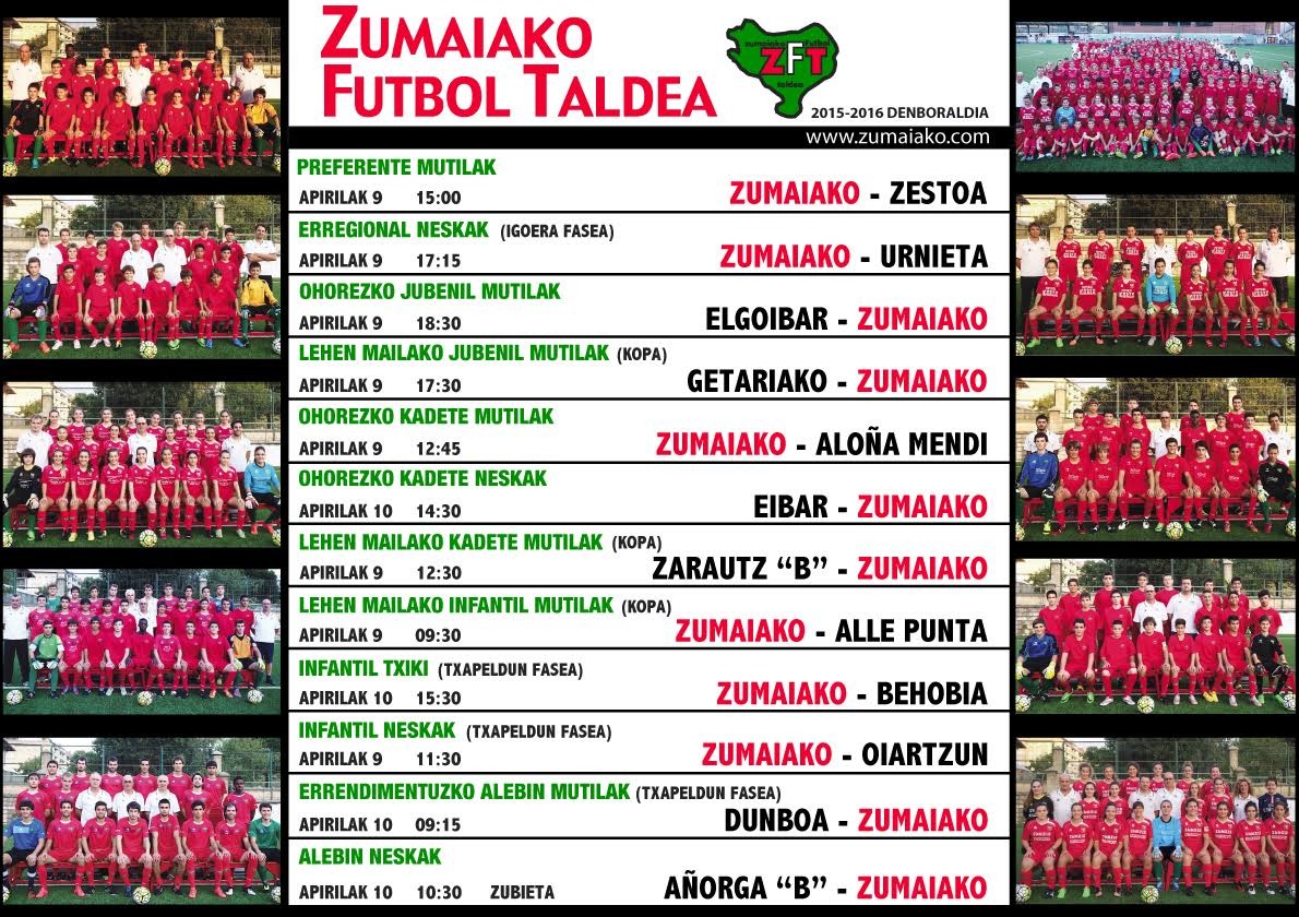 partidoak apirilak 9-10