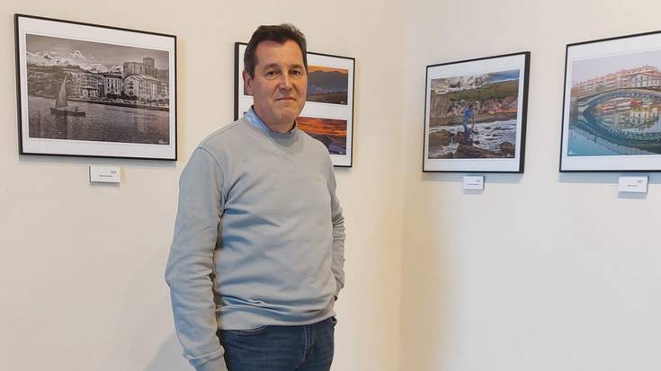 Herriko argazkien erakusketa estreinatu du Angel Olabarriak