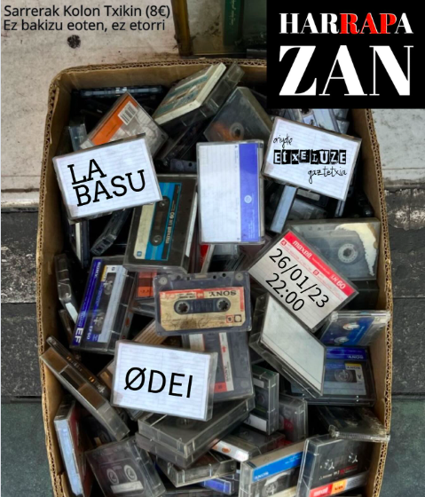 Kontzertuak: Odei eta La Basu, Etxeluze gaztetxean