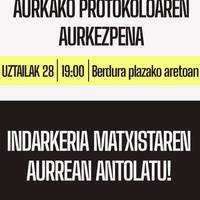 Indarkeria matxistaren kontrako protokoloaren aurkezpena