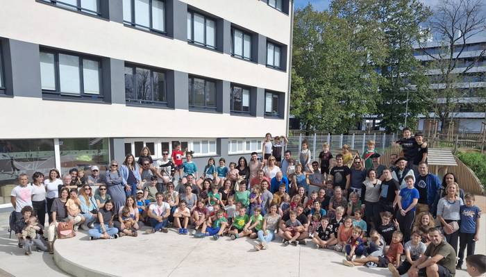 Oztibarreko ikastolakoak Zarautzen