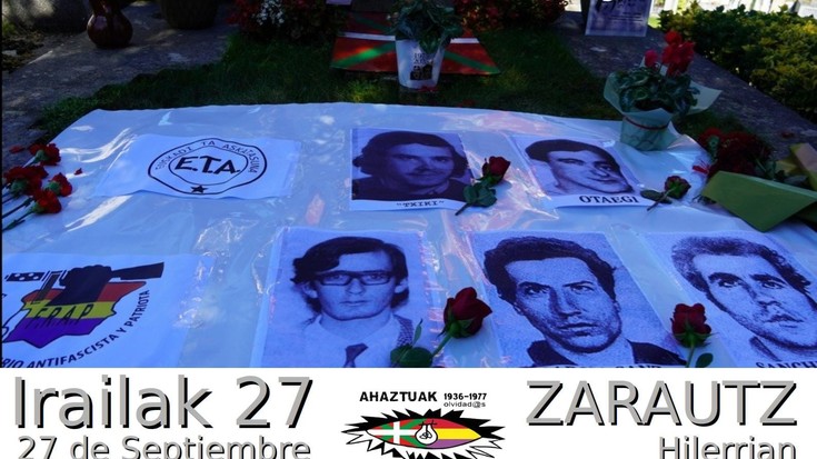 Ekitaldia: Erregimen frankisten azken fusilamenduaren 51. urteurrena