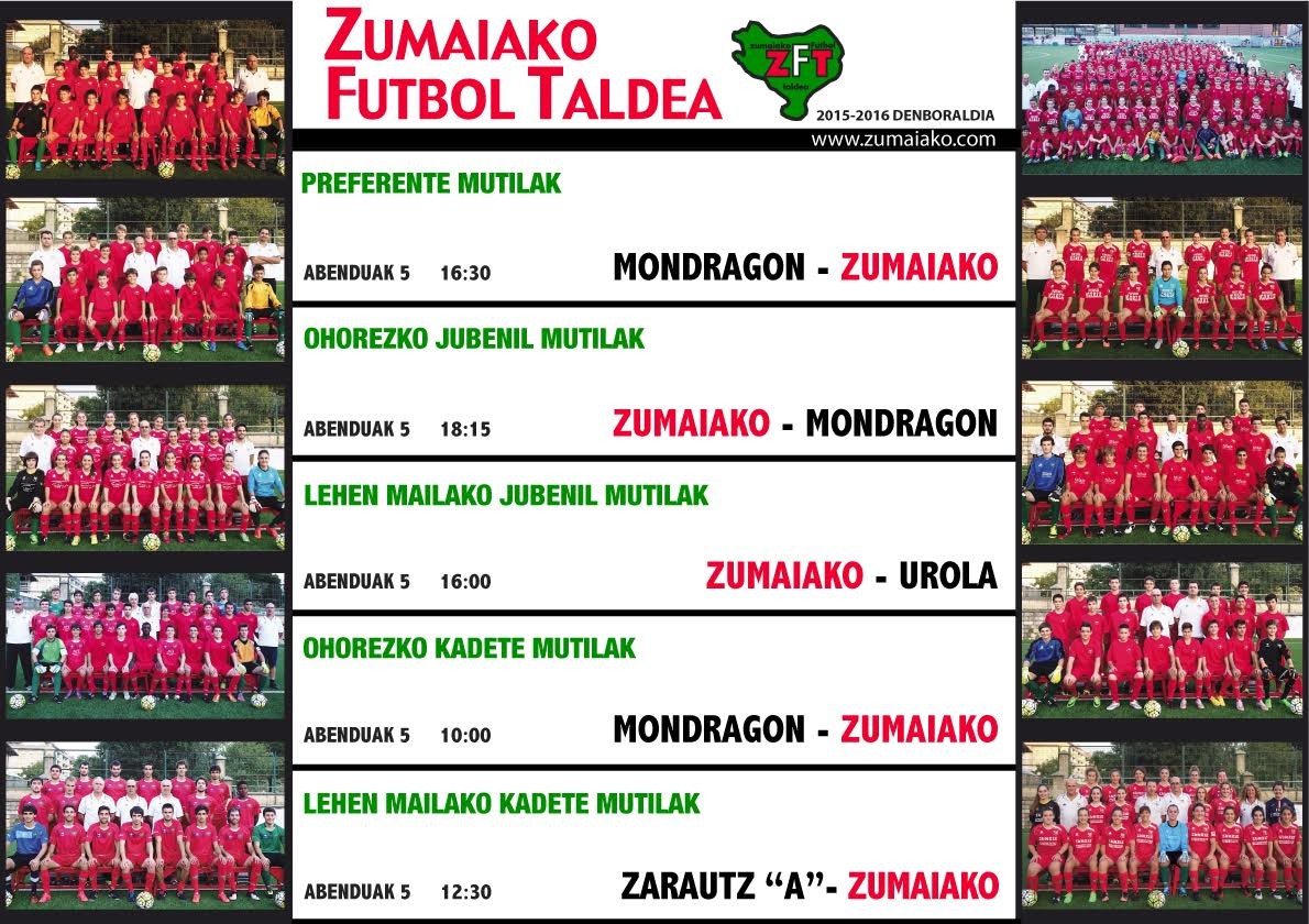 abenduak 5 partidoak
