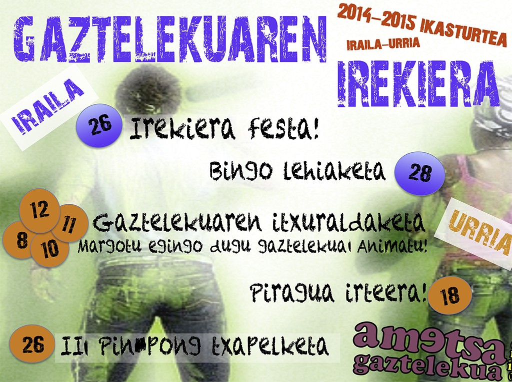 Kartelak: Ametsa gaztelekua 2014-15