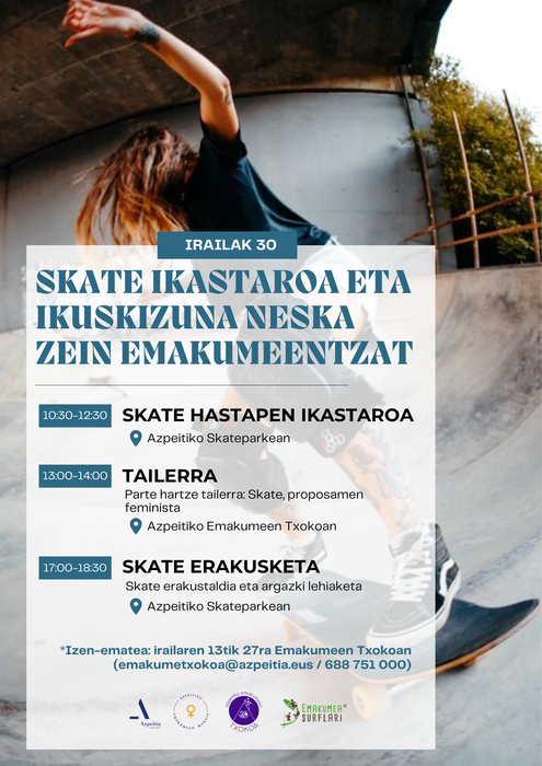 Skate ikastaroa, argazki lehiaketa eta erakustaldia