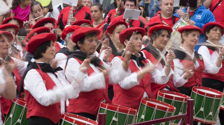 Sanpedroetako danborradako entseguak hasiko dira astelehenean