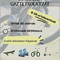 Pump trackean ikastaroa gaztetxoentzat