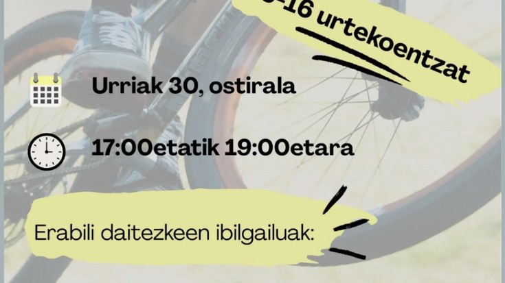 Pump trackean ikastaroa gaztetxoentzat