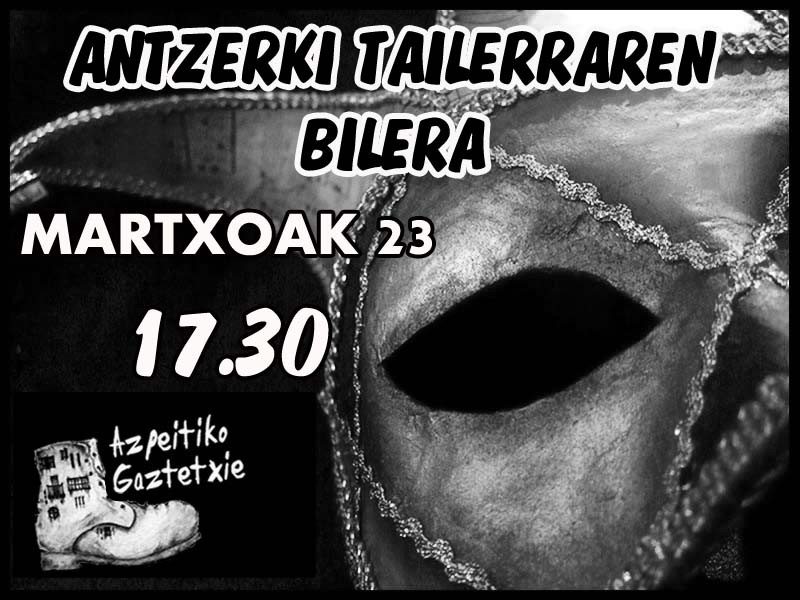 Ostiral honetan, martxoak 23, bilera ...