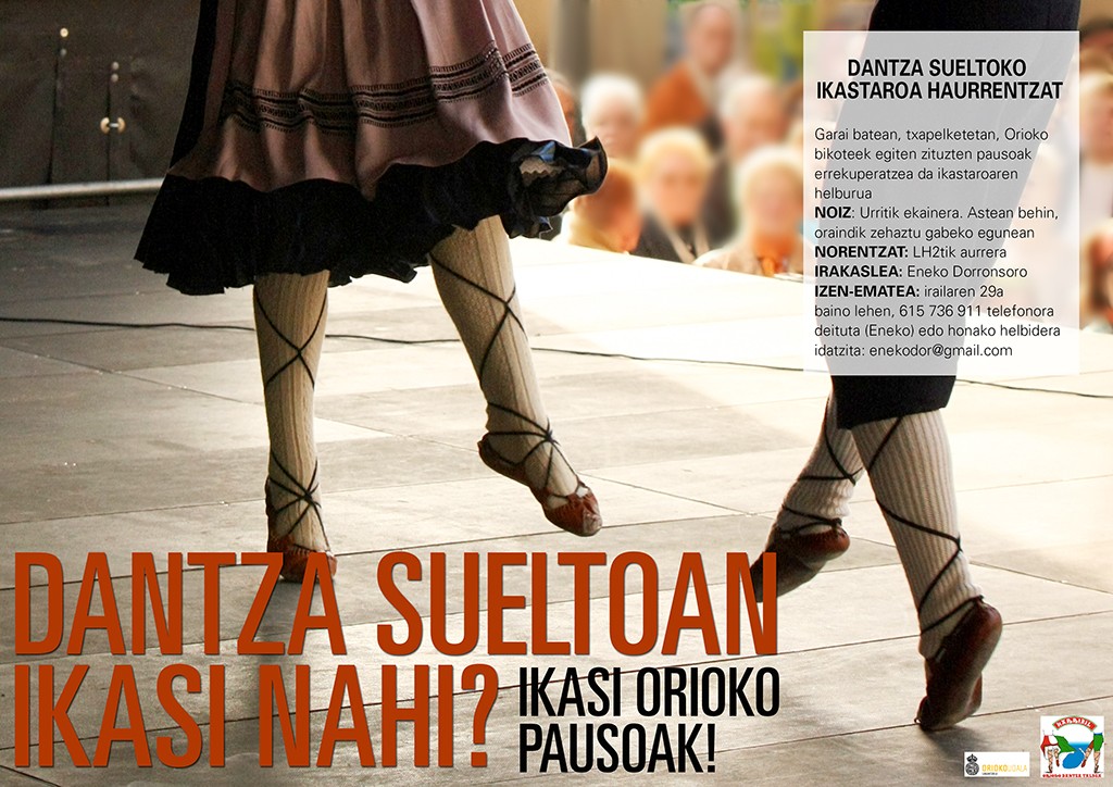 Dantza sueltoko ikastaroa izango da haurrentzat Kosta tailerrean