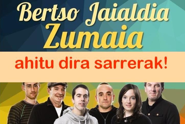 Sarrera guztiak salduta!