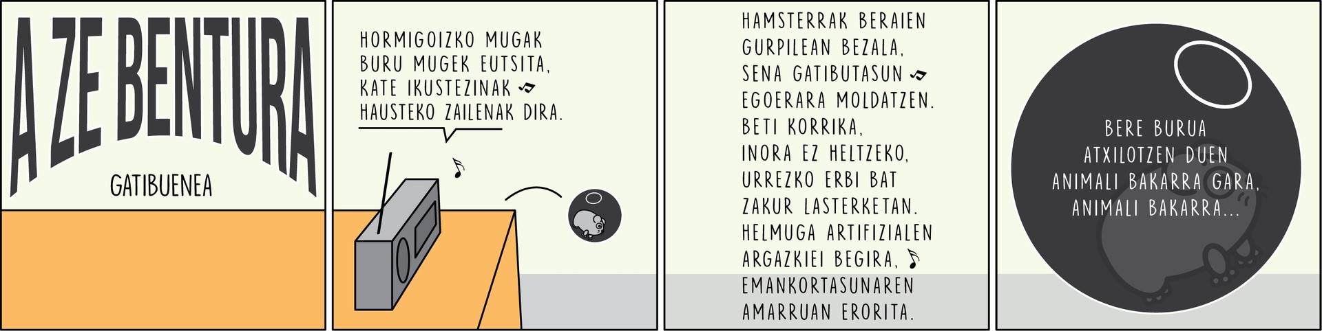 Anestesiaren 'Gatibutasunean' kantua, Enoken gaurko zintan