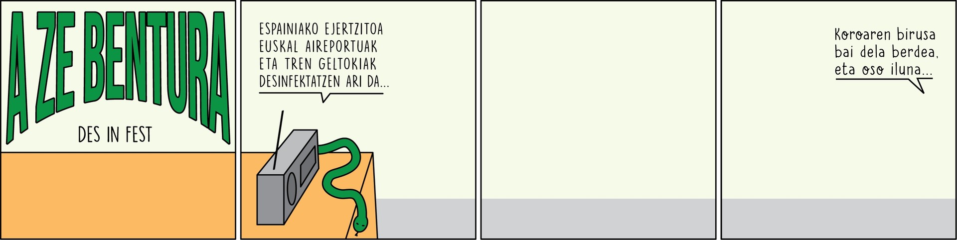 Laugarren zinta, Espainiako armadaren jardunaz