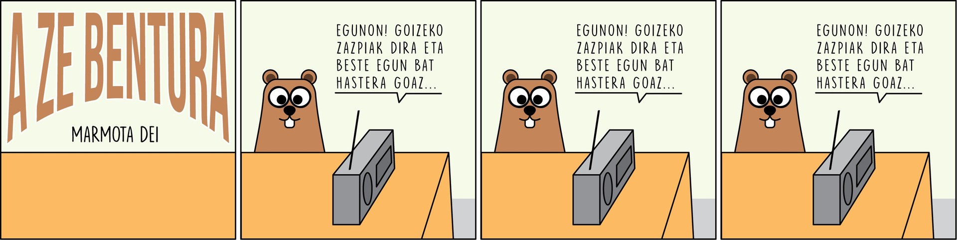 'Marmota dei', Enoken gaurko zintan