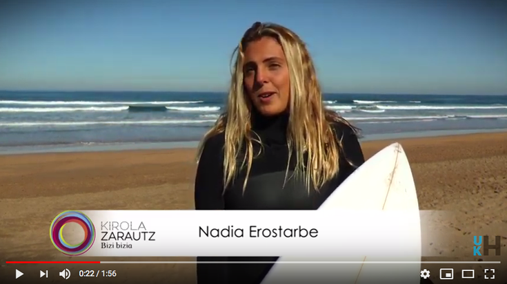 Bideoa: Nadia Erostarberi eman diote 2018ko emakume kirolari onenaren saria