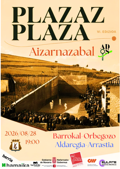 Pilota: VI. Plazaz Plaza txapelketaren jardunaldia