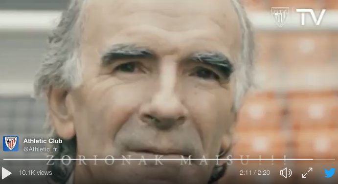 Bideoa: Jose Anjel Iribarrek 75 urte bete ditu
