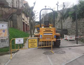 Calle cortada