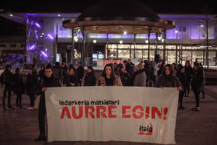 "Indarkeria matxistaren eta erasotzaileen inpunitatearen aurka" kontzentrazioa egingo du Itaiak bihar Azpeitian
