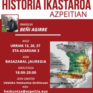 Ikastaroa: 'Euskal Herriaren historia'