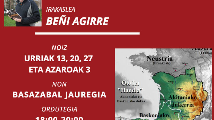 Ikastaroa: 'Euskal Herriaren historia'