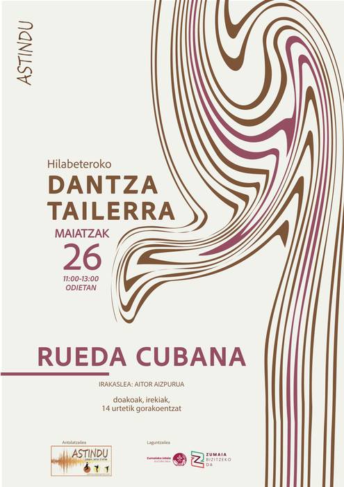 Astinduren dantza tailerra: Rueda cubana