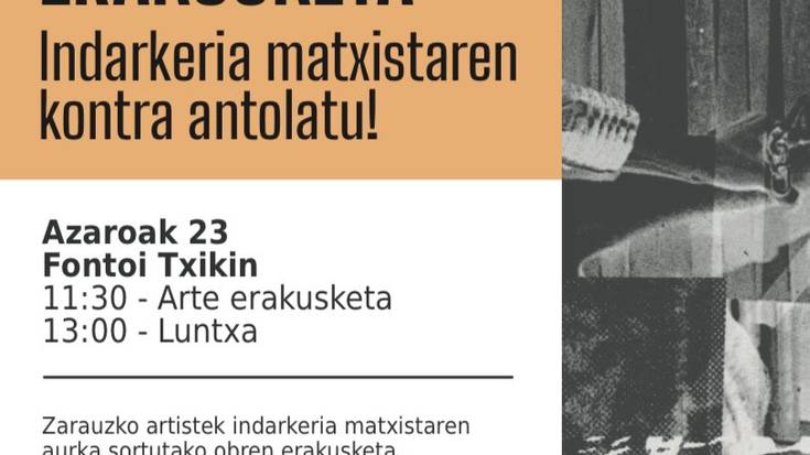 Erakusketa: Indarkeria matxistaren aurkako arte erakusketa, Urola Kostako Itaiak antolatuta