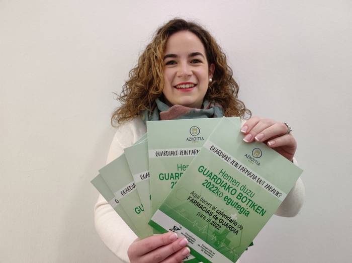Guardiako farmazien egutegia banatu du etxeetan Azkoitiko Udalak