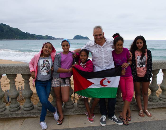 Saharako haurrak udan hartzeko bost harrera  familia behar dira