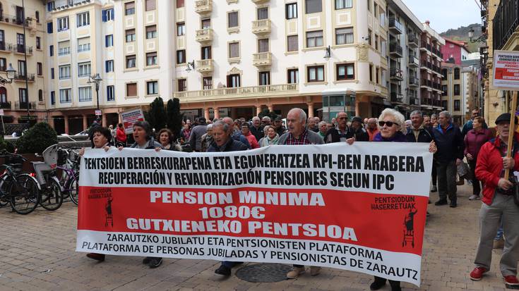Gobernuaren neurri "bidegabeak" salatzen jarraitzen dute pensiodunek