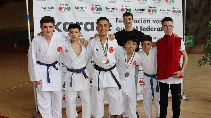 Kankuk emaitza onak lortu ditu Euskadiko Karate Txapelketan