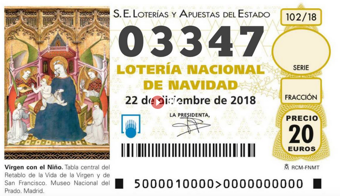 Eguberritako loteriaren zenbaki saridunaren bi dezimo Zarautzen saldu dira