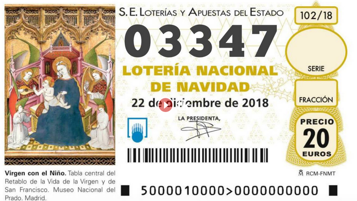 Eguberritako loteriaren zenbaki saridunaren bi dezimo Zarautzen saldu dira